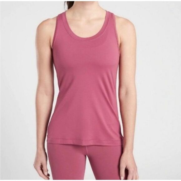 Athleta Nitro Tank Women's Size Large Keyhole Racerback Activewear - Picture 1 of 8